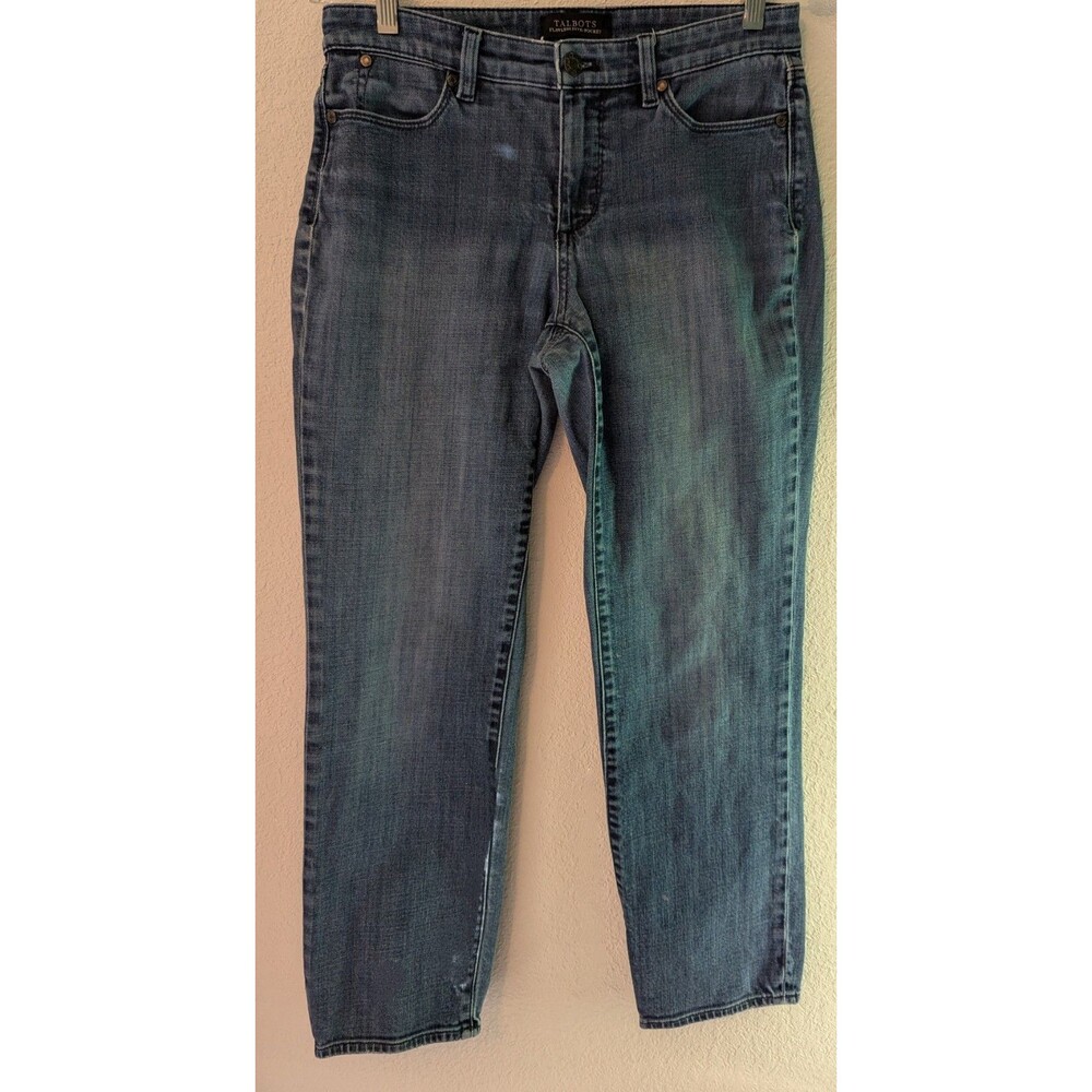 Talbots Womens Flawless Five Pocket Boyfriend Denim Jeans Size 2 (30x28) (684)